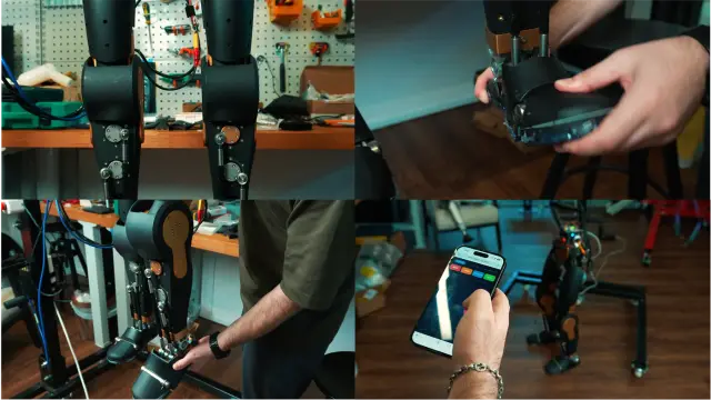 Asimov v0 Bipedal Legs — Humanoid