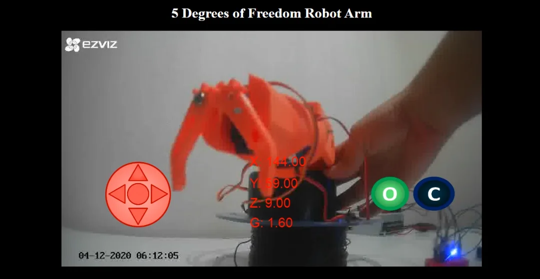 5-DOF IoT Robot Arm — Arm Robots